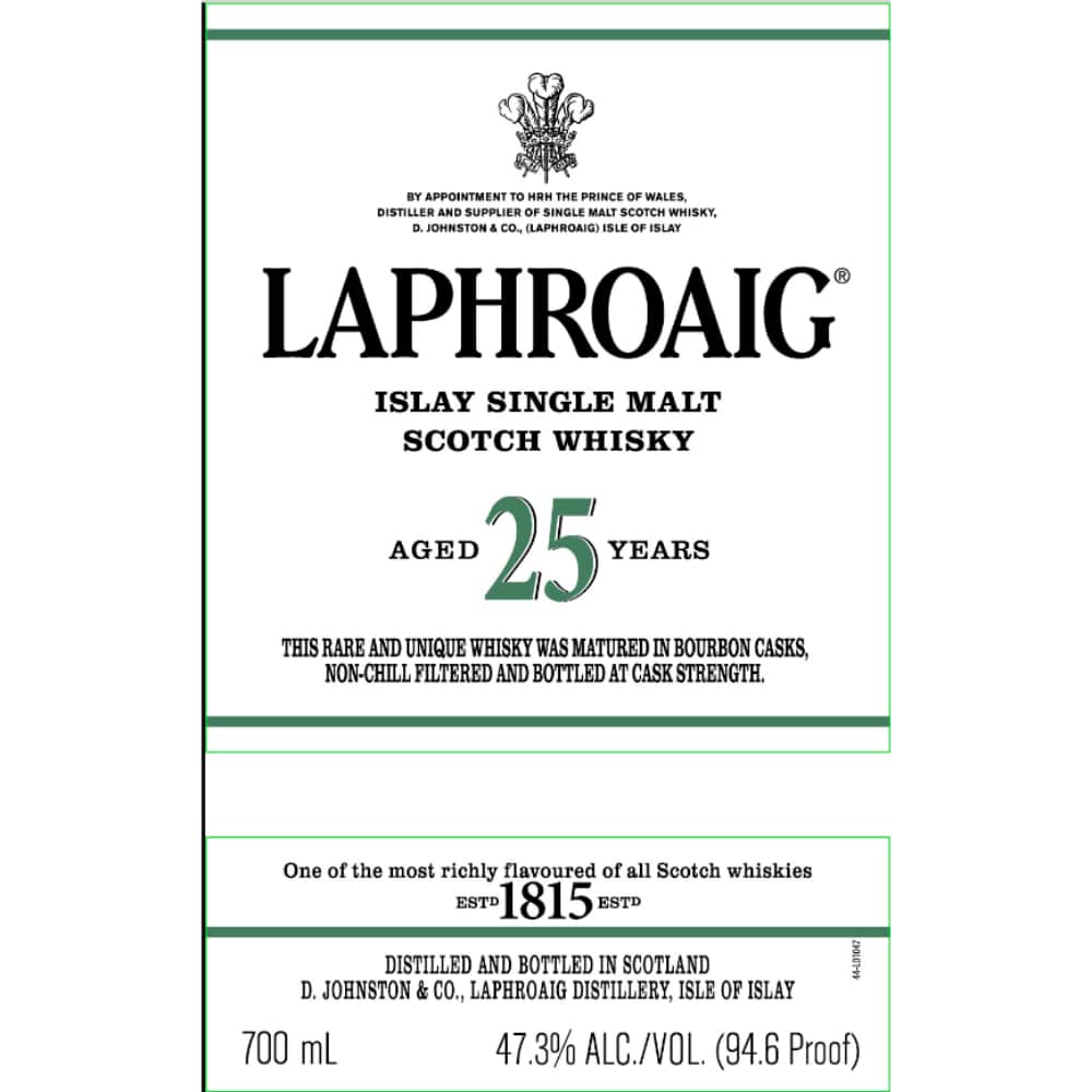 Laphroaig 25 Year Old Single Malt