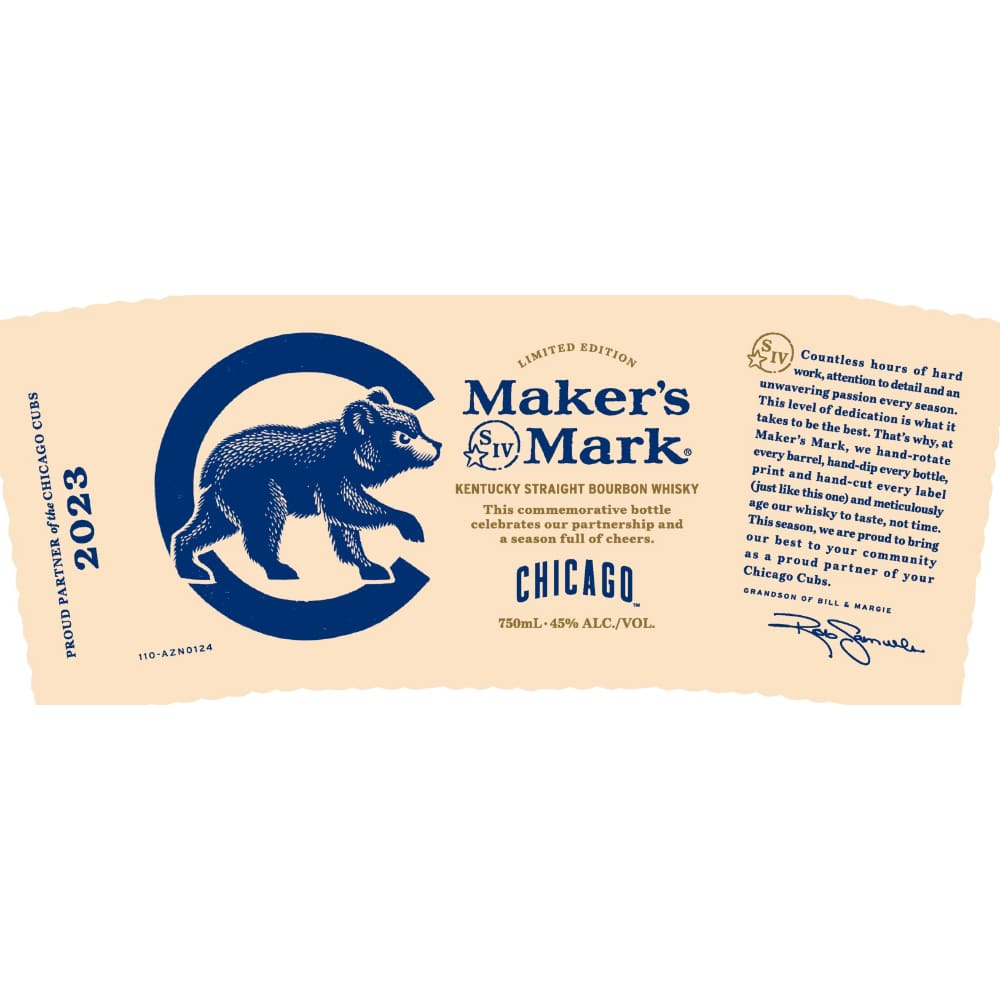 Makers Mark Chicago Cubs Limited Edition 2023 Buy Online